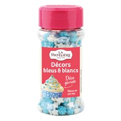 Blauwe en witte decoraties 45g