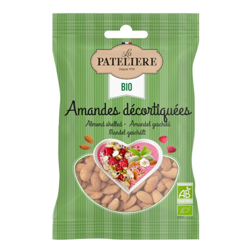 Gepelde amandelen BIO 125g