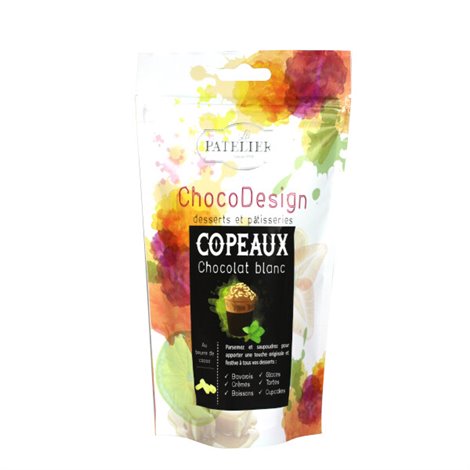 Copeaux de chocolat blanc 120g