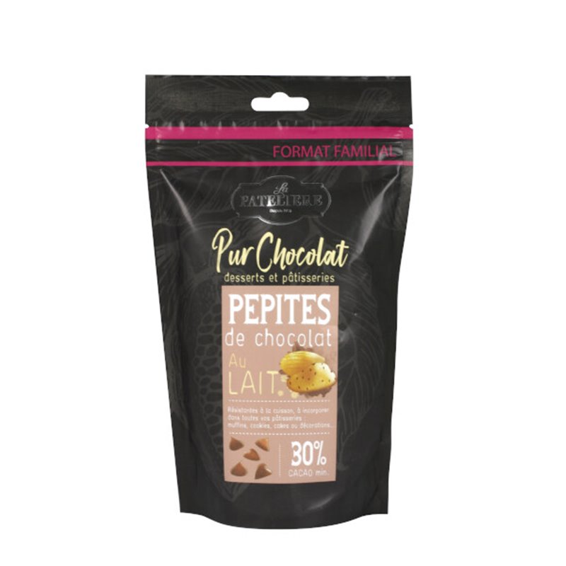 Pépites de chocolat au lait 380g