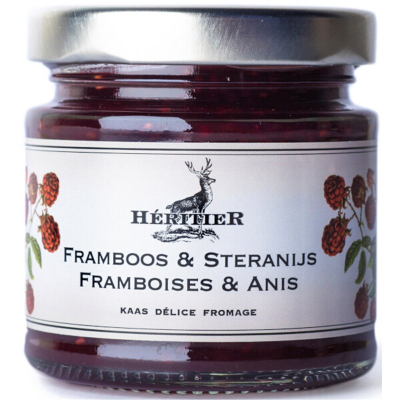 Kaaszoetigheid framboos & steranijs 130g