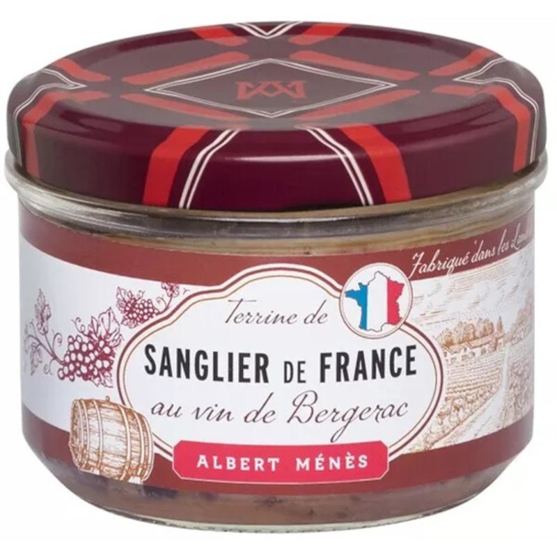 SLOWMOVER 3/05/2027 Pâté de Sanglier Mariné au Vin de Bergerac 180g