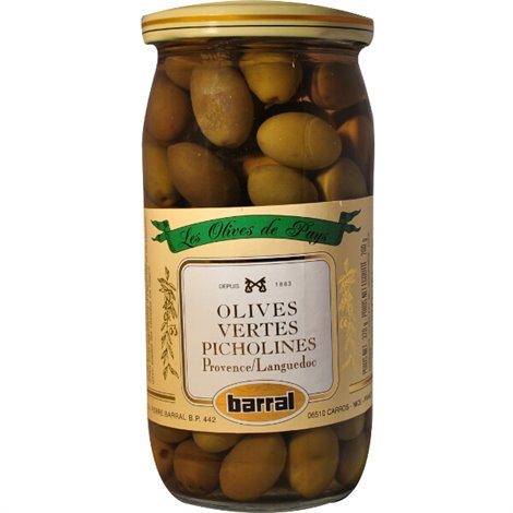 Olives Vertes "Picholines" 37cl