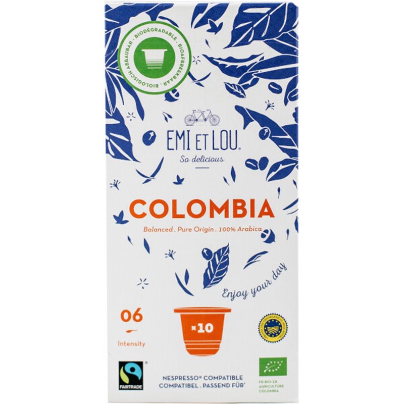 Colombia Bio Fairtrade Arabica Compost Caps (10x)