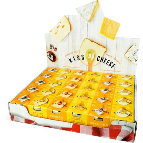 Display 6 goûts Kiss the Cheese 30x40g