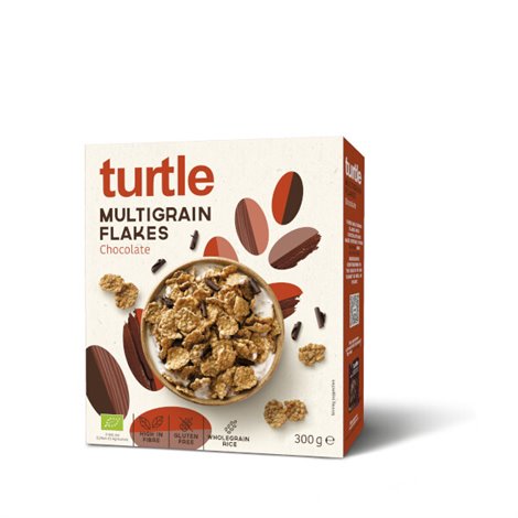 Multigrain Flakes met zwarte chocolade BIO 300g