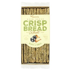 Crispbread met olijven & look (vegan) 130g