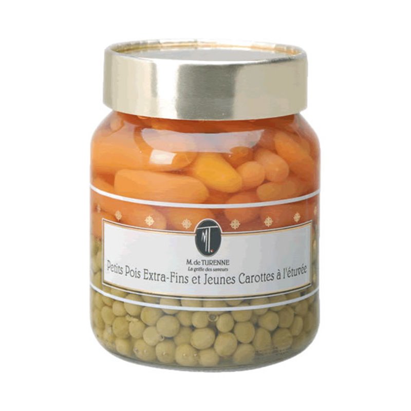 Pois Extra Fins Et Jeunes carottes 72cl 