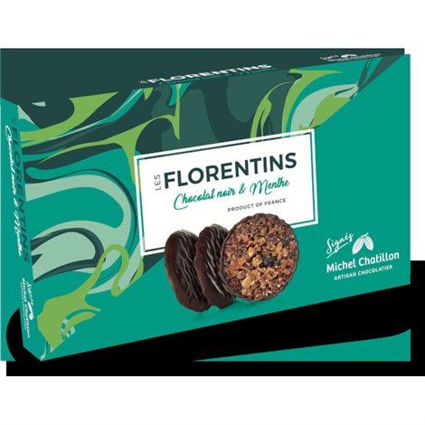 Koekjes munt zwarte chocolade 100g