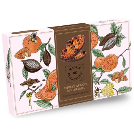 Florentines caramel & chocolat noir 100g