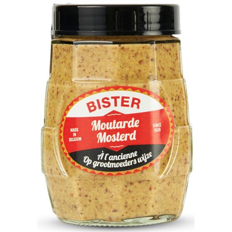 Mosterd op grootmoederswijze* "granaat" 250g