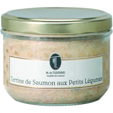 Terrine van Zalm & kleine groenten 200g