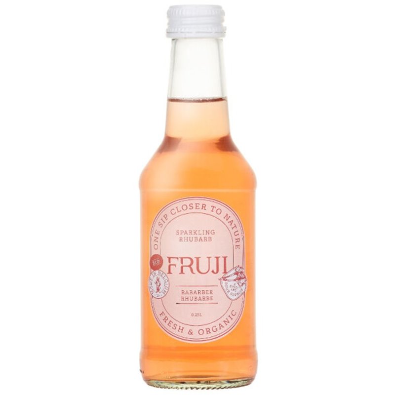 Limonade de rhubarbe pétillante 25cl