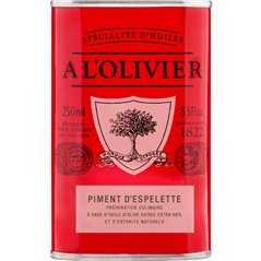 Bid. Rouge Huile d'Olive Piment Espelette 250ml