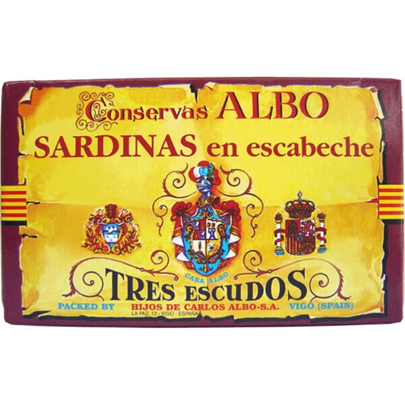 Sardines à l'escabèche 120g