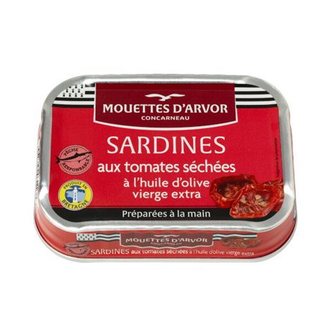 Sardines Tomates séchées et Huile d'olive 115g