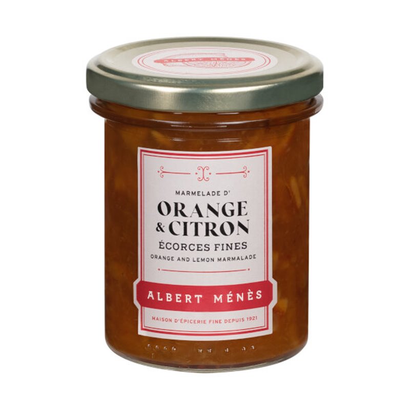 Marmelade d'Orange et de Citron d'Espagne Ecorces Fines 295g