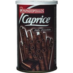 Caprice gaufres tube fourrées Choc noir 115g