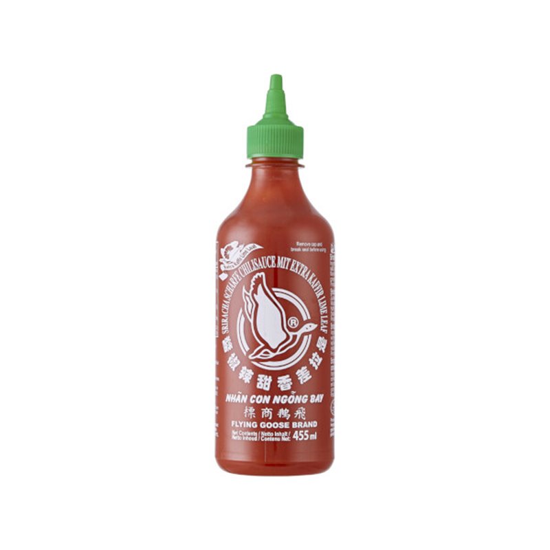 Chilisaus sriracha k.lime 455ml