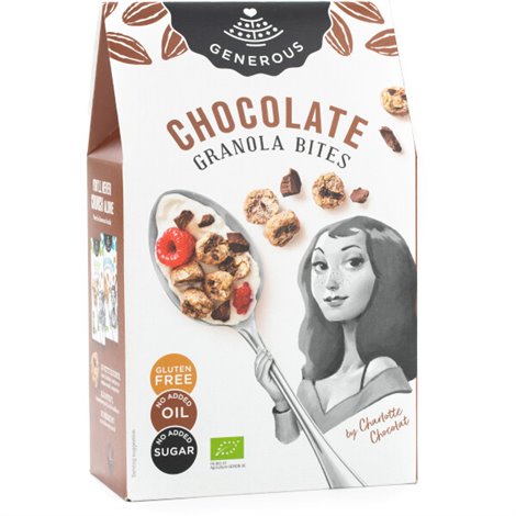 Bouchées De Granola Aux Pépites De Chocolat Bio (sans gluten) 300g