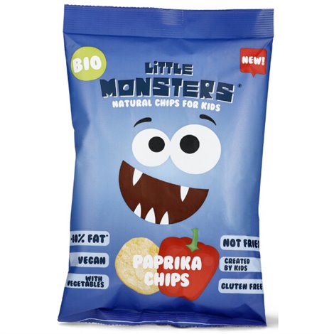 Natuurlijke chips voor kinderen paprika (vegan-glutenvrij) Bio 40g