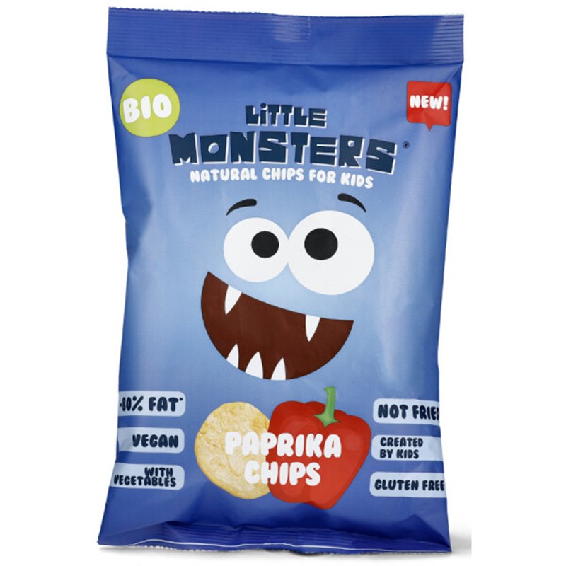 Natuurlijke chips voor kinderen paprika (vegan-glutenvrij) Bio 40g