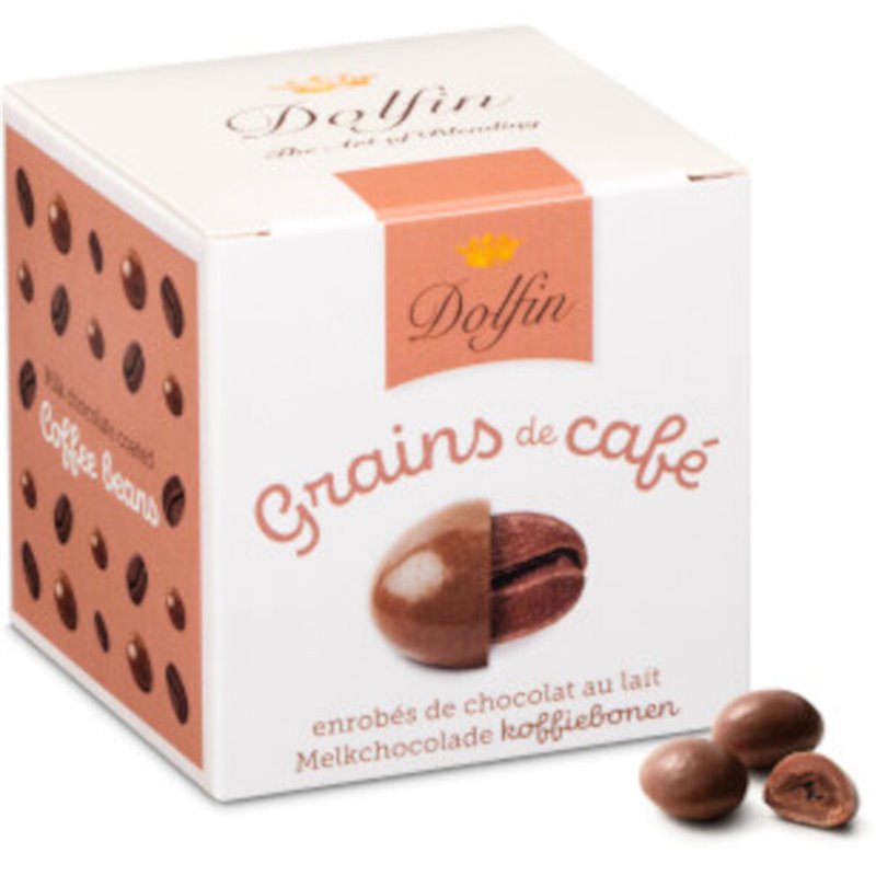 Billes grains de café enrobées de chocolat au lait 115g