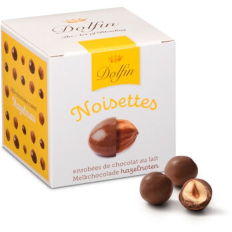 Billes noisettes enrobées de chocolat au lait 115g