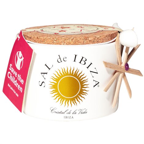 Fleur de Sel, pot céramique Edition Limitée Sel de Noël 150g