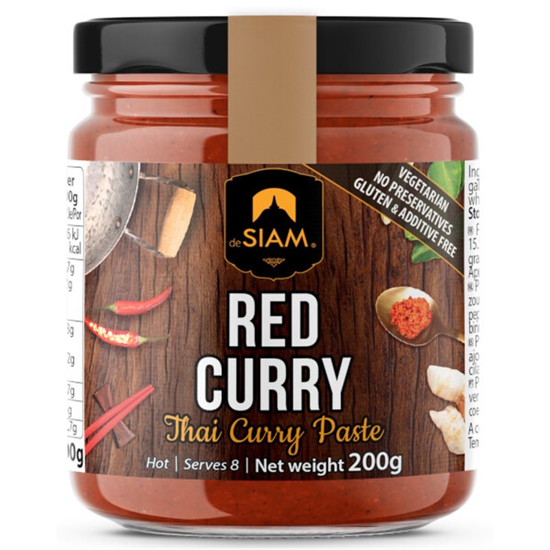 Pâte de curry rouge 200g