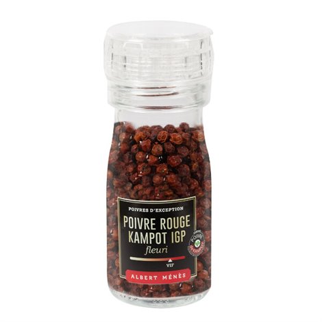 Poivre de Kampot Rouge - Moulin 50g