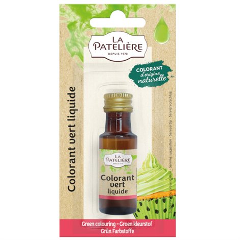  Colorant naturel liquide vert  20g