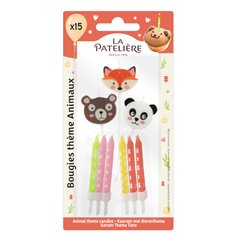 Bougies animaux x15 31g