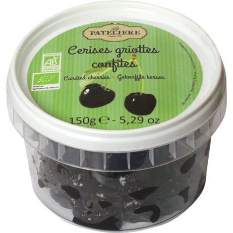 Cerises Griottes confites BIO 150g