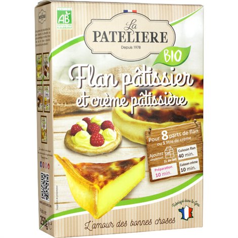 Bakkit voor flan of bankketbakkersroom BIO 250g