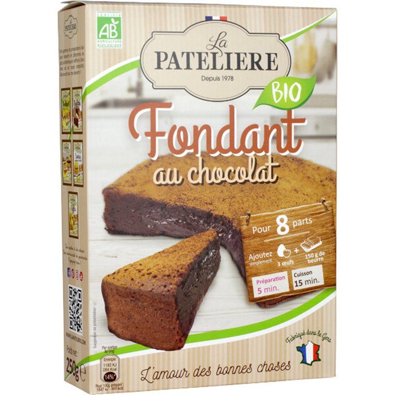  Préparation pour Fondant au Chocolat BIO 250g