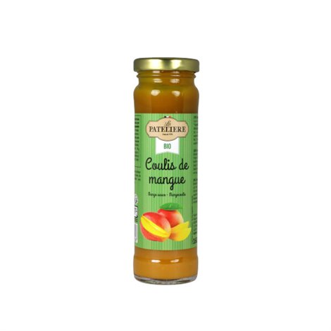 Coulis de mangue 75% de fruits 165 g