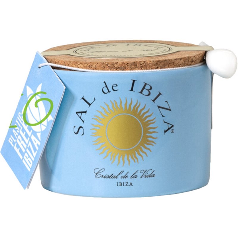 Fleur de Sel Ceramische pot Ltd Edition MAR BLU 150g