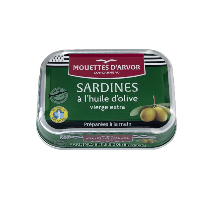 Sardines à l'huile d'olive 115g