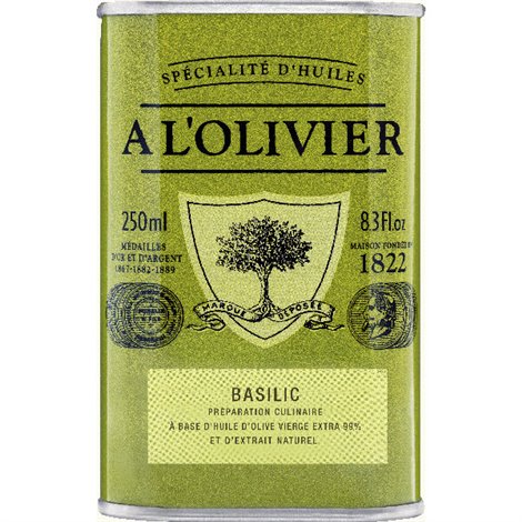 Bid. Vert Huile d'Olive Basilic 250ml