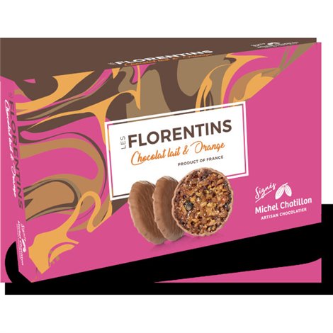 Biscuits chocolat au lait orange 100g