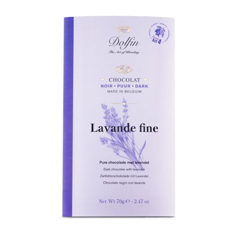 Chocolat Noir Lavande 70g