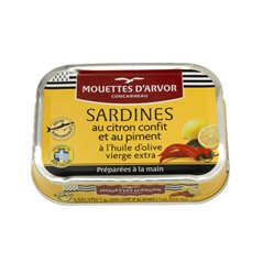 Sardines Citron Confit & Piment & Huile d'olive 115g