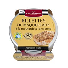 Makreelrillettes met mosterd oude wijze 125g