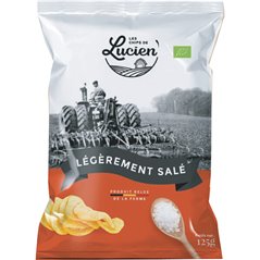 Belgische chips licht gezouten 125g