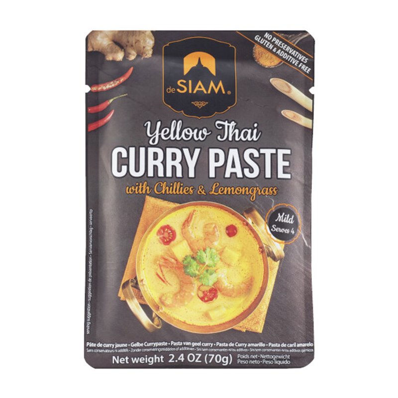 Pâte de curry jaune 70g