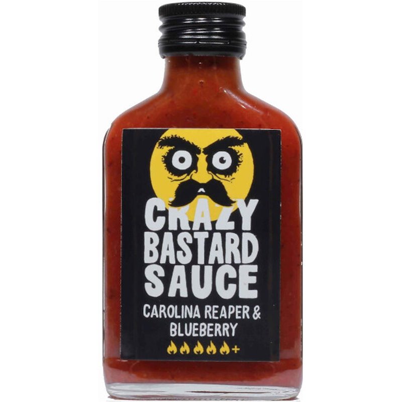 Pikante saus Carolina Reaper & blauwbessen 100ml