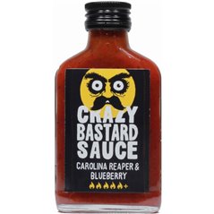 Pikante saus Carolina Reaper & blauwbessen 100ml