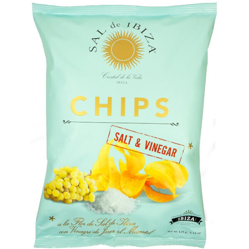 Fleur de Sel Chips met moscatel azijn 125g