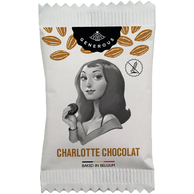 Cookies Flowpack - Charlotte Chocolat - BIO (sans gluten) 850g